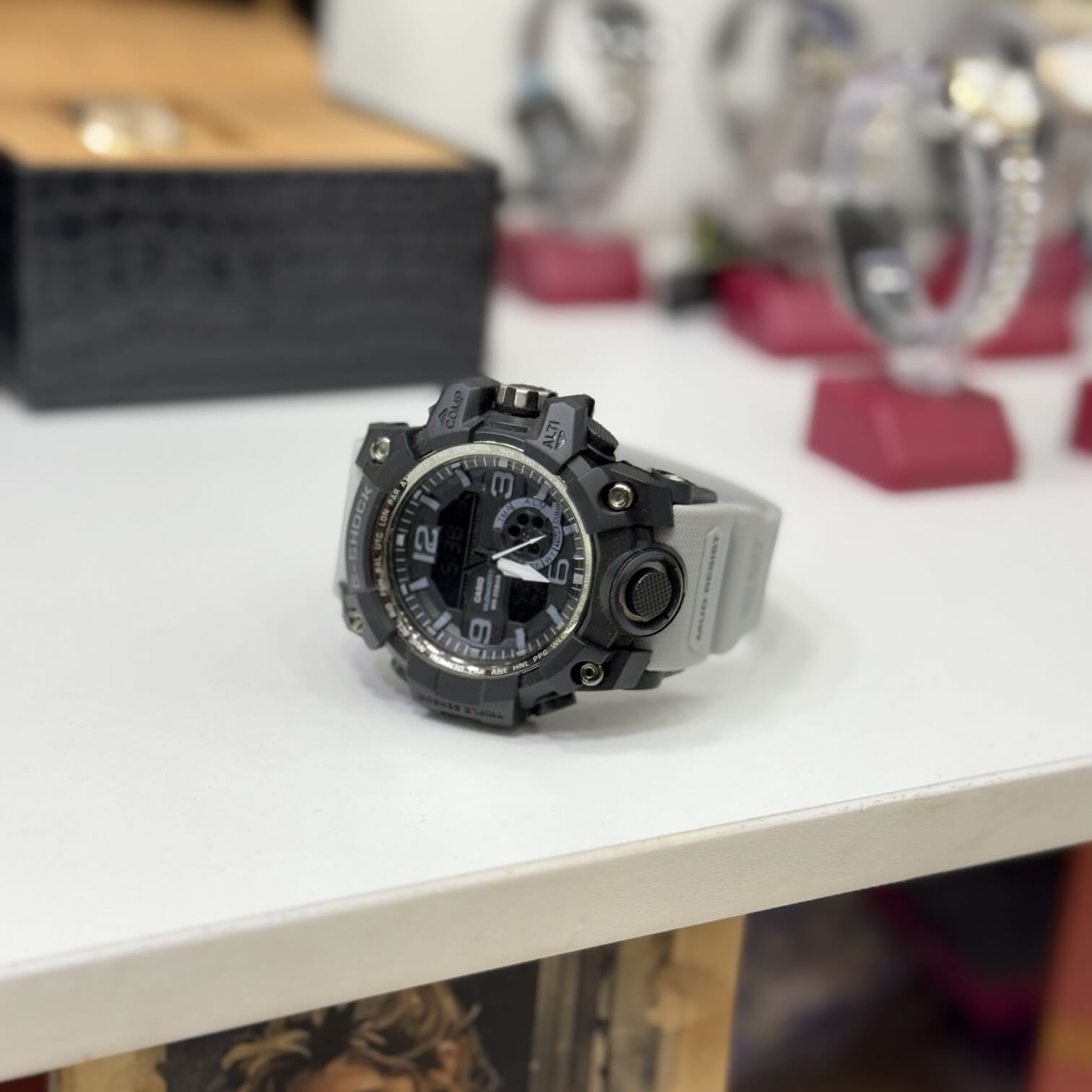 ساعت کاسیو جی‌شاک ماد مستر GG-1000 | مشکی-سفید اورجینال