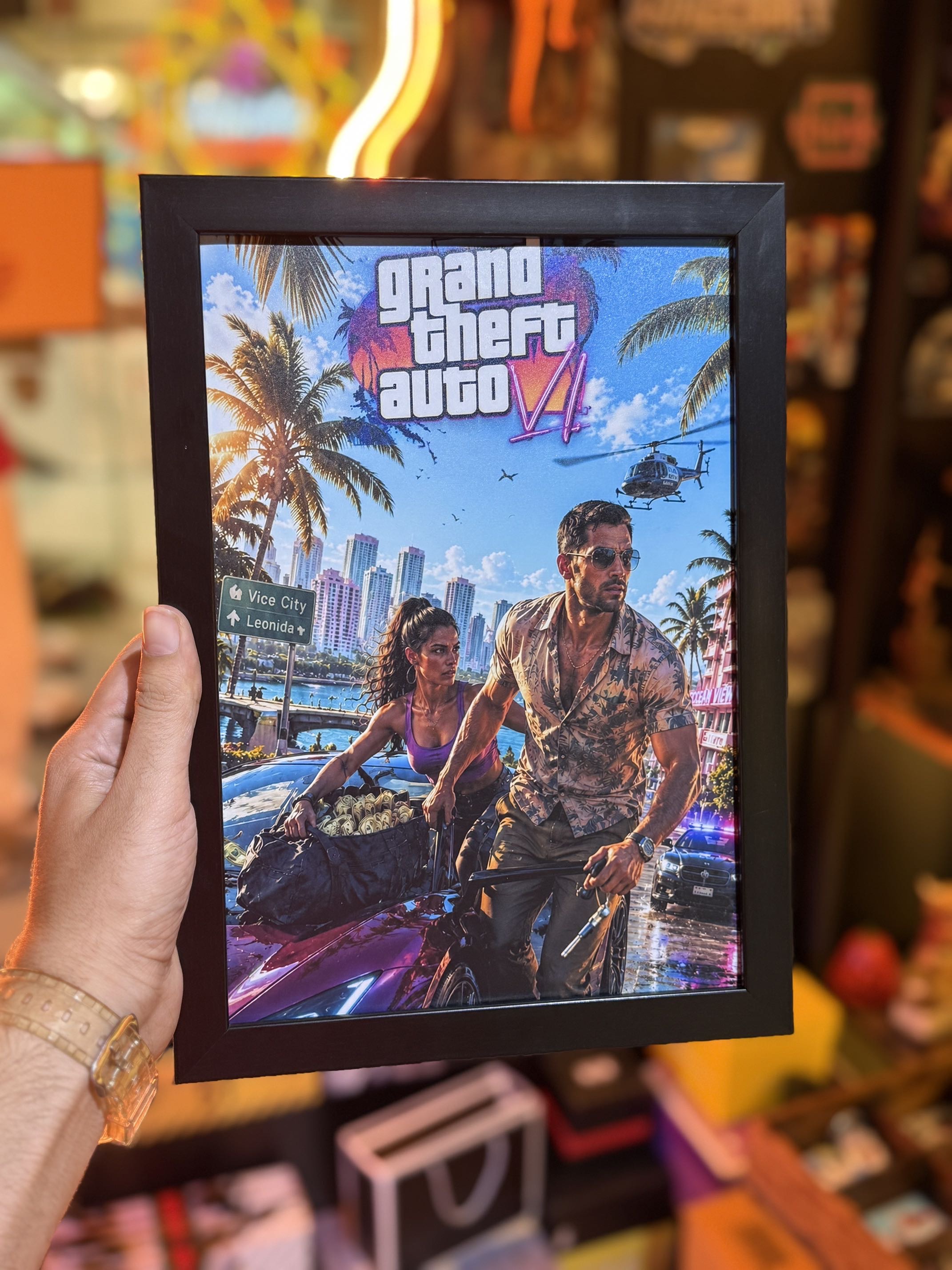 تابلو GTA VI سایز A4