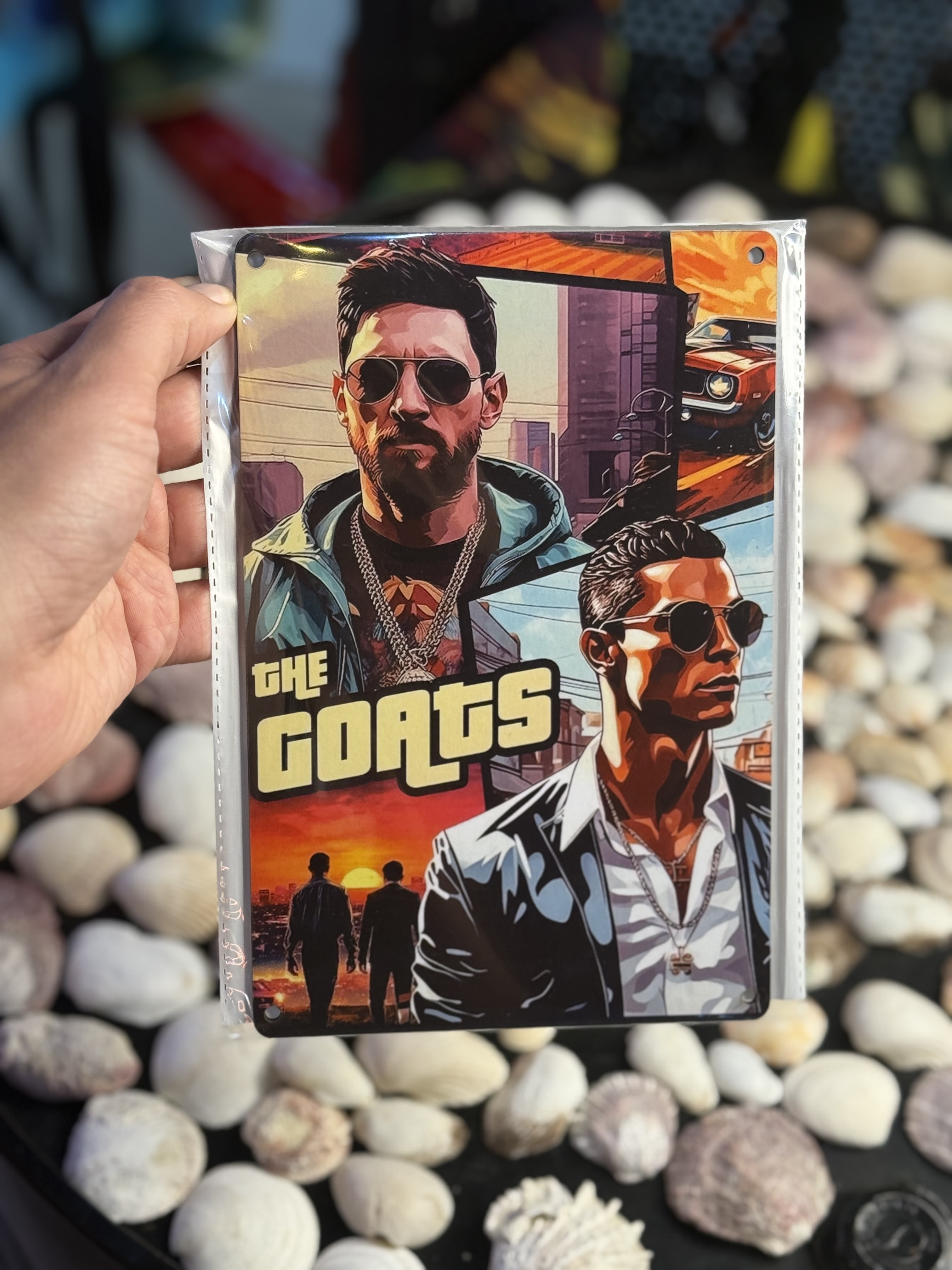 تابلو GTA رونالدو و مسی
