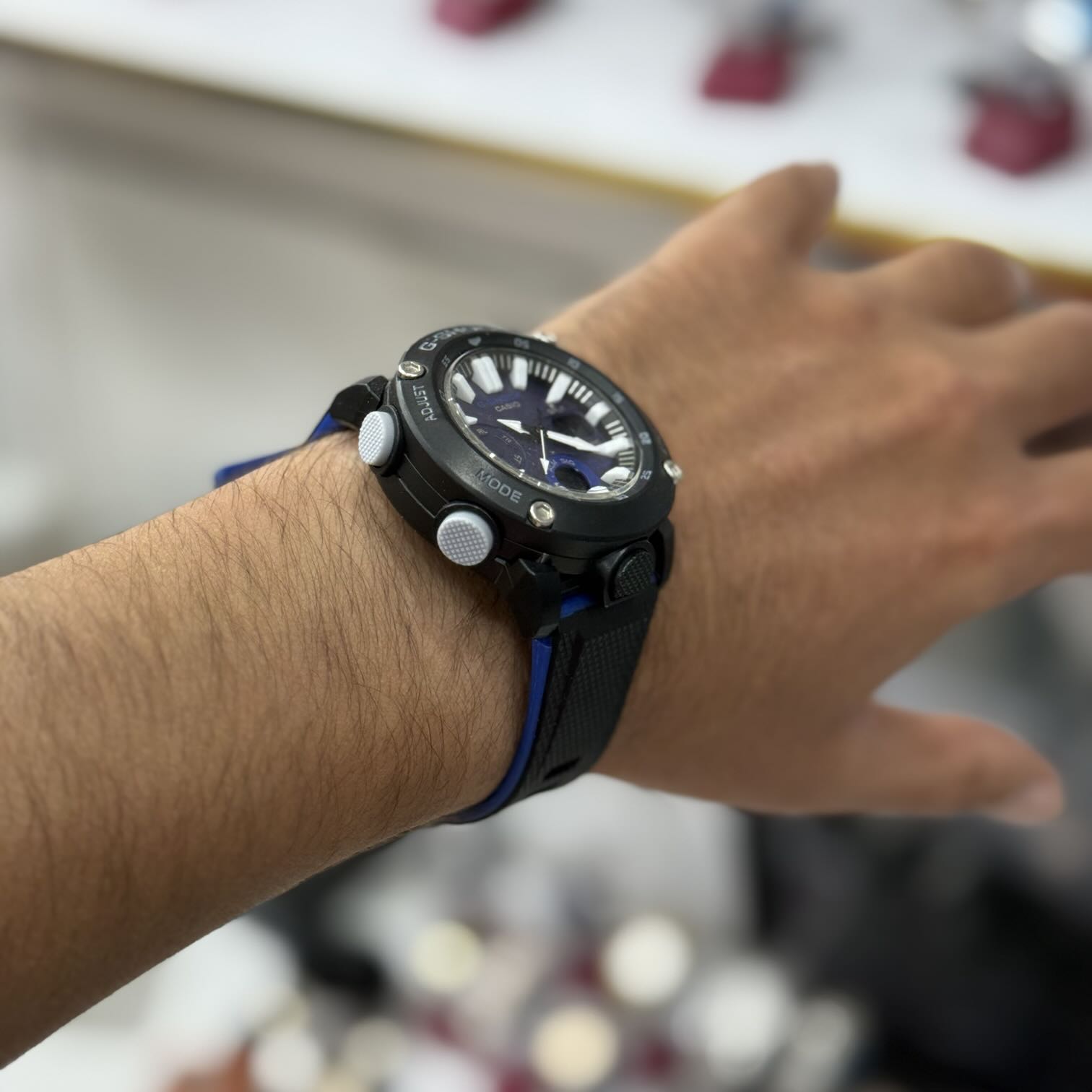 ساعت مچی کاسیو G-SHOCK GA-900-2A مشکی آبی | اسپرت و مقاوم