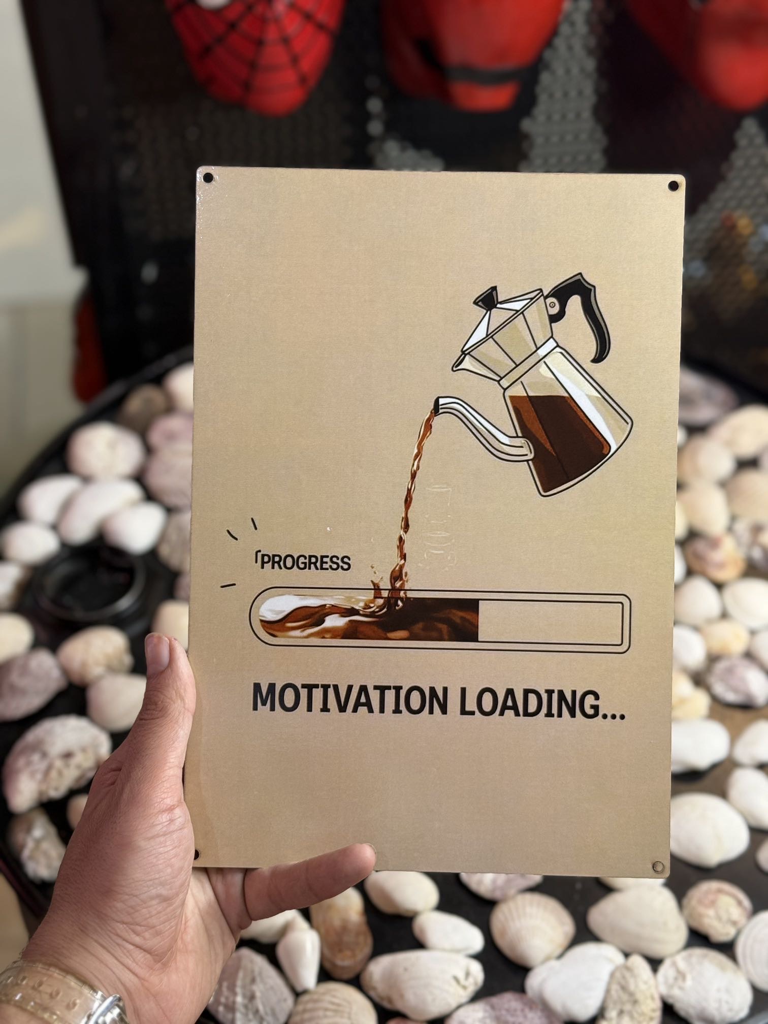 تابلو طرح Coffee Motivation