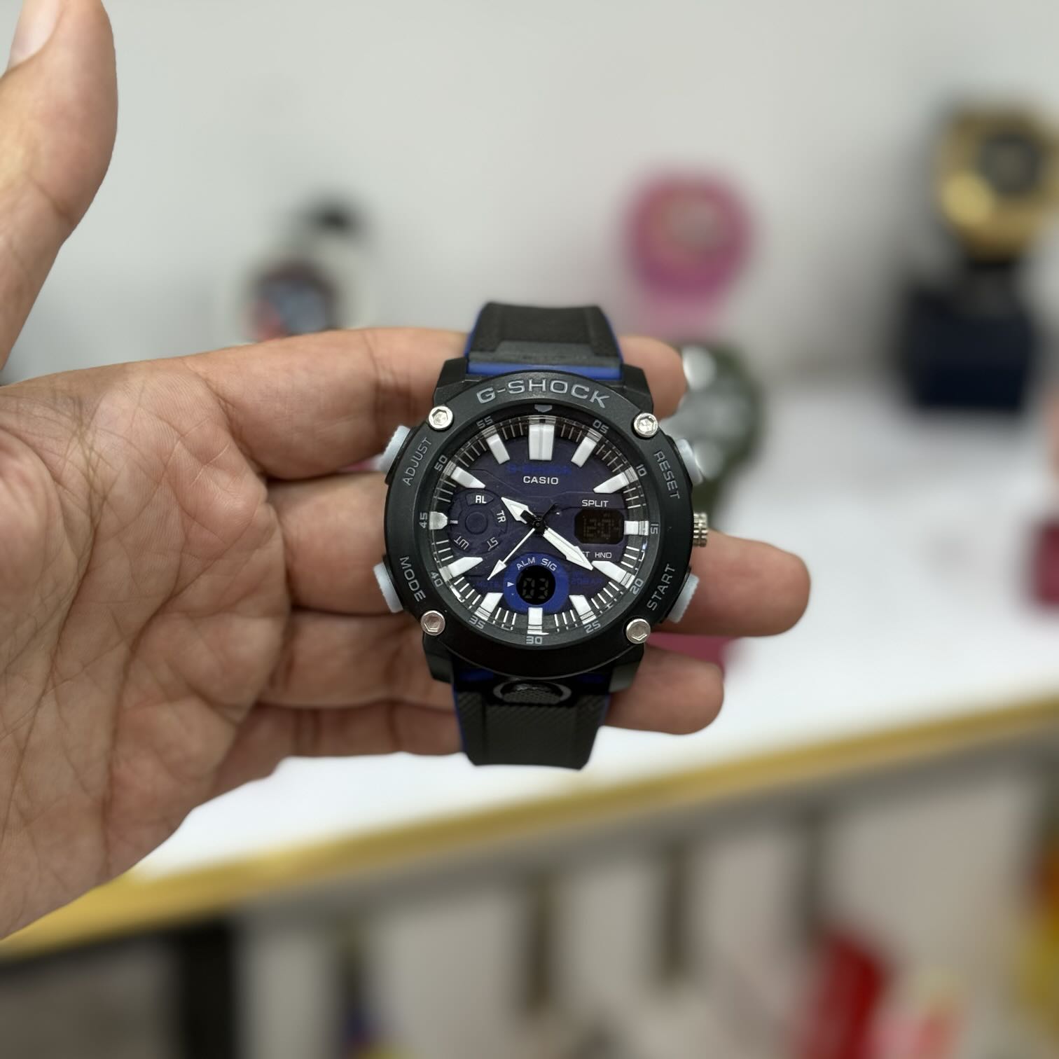 ساعت مچی کاسیو G-SHOCK GA-900-2A مشکی آبی | اسپرت و مقاوم