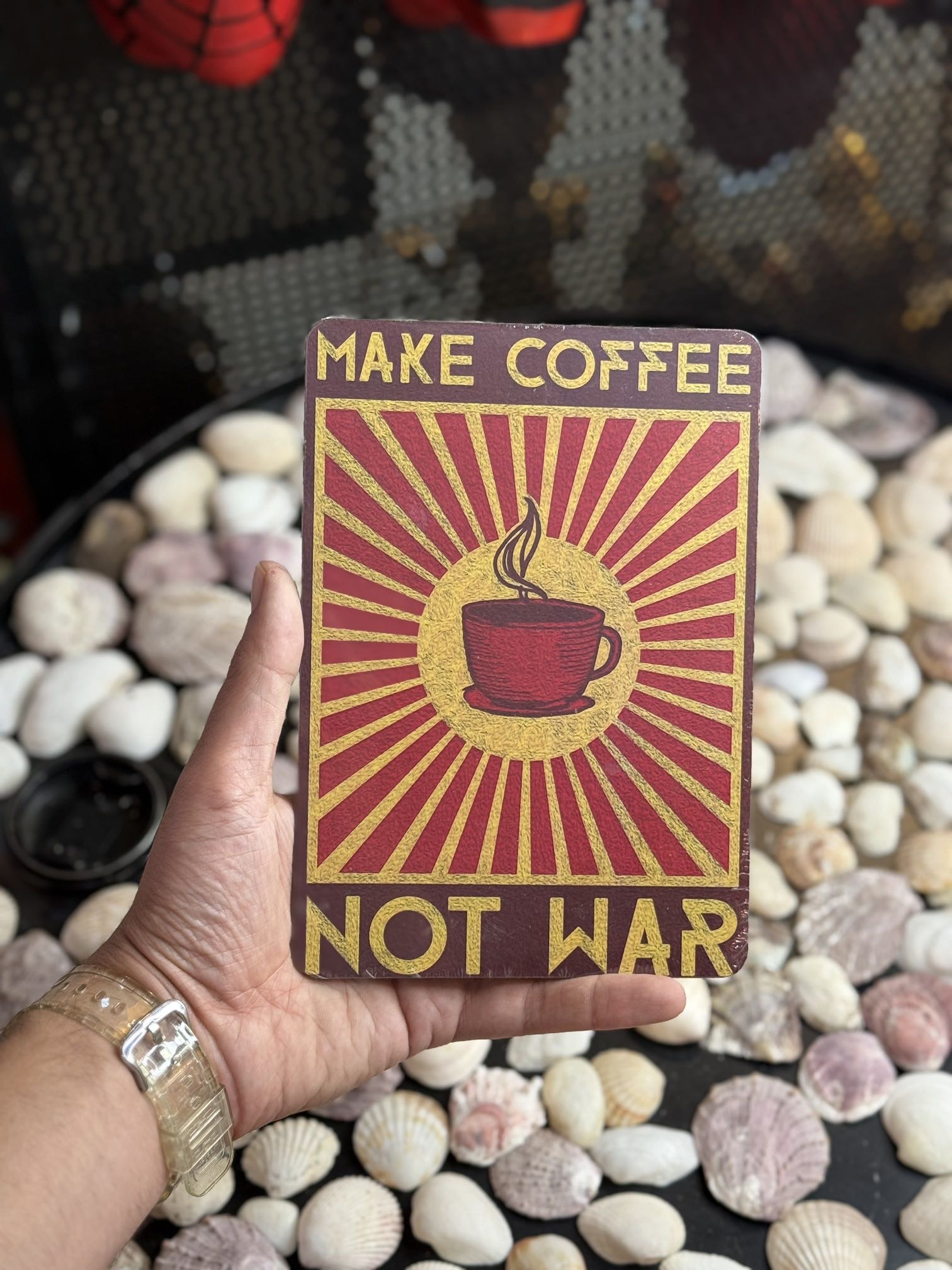 تابلو Make Coffee Not War
